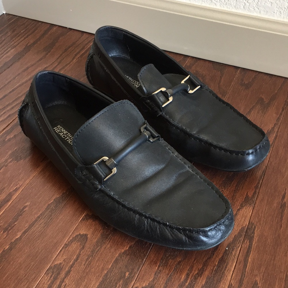 Kenneth Cole Reaction Black Loafers